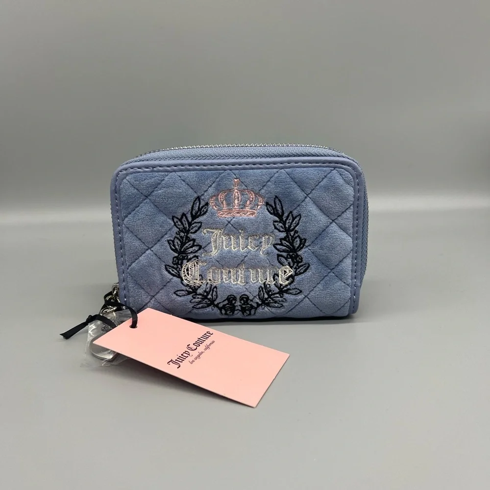 Juicy couture royal couture medium zip around wallet